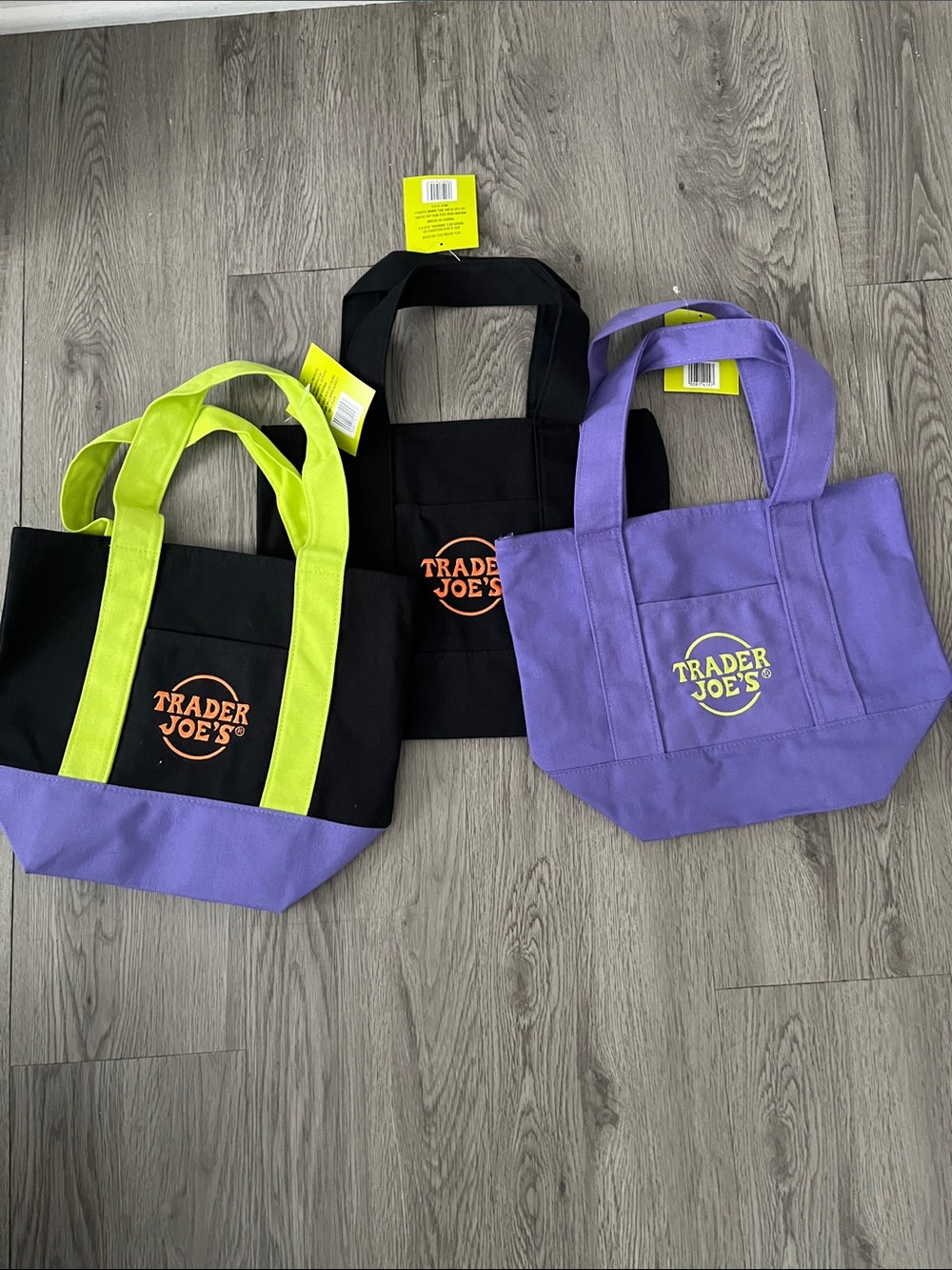 Trader Joe's Purple Canvas Tote Bag - Everyday Market Tote